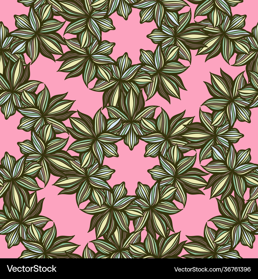 Seamless pattern with abstract feather Seamless pattern with abstract feather vector image