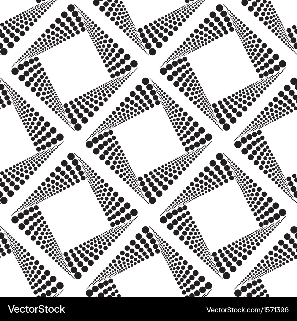 Seamless pattern with squares vector image