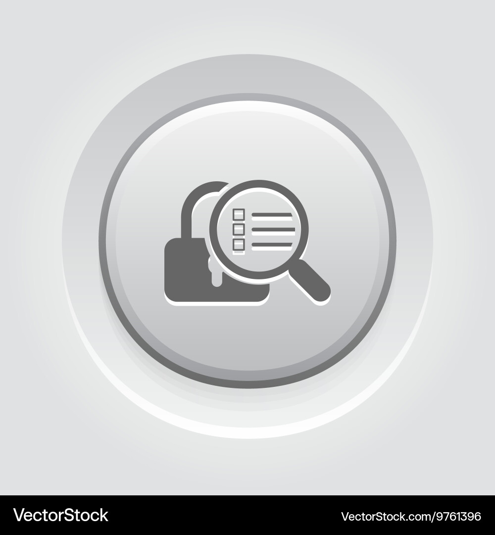 Security scan icon flat design vector image