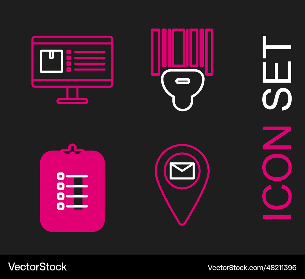 Set line placeholder on map paper verification Set line placeholder on map paper verification vector image