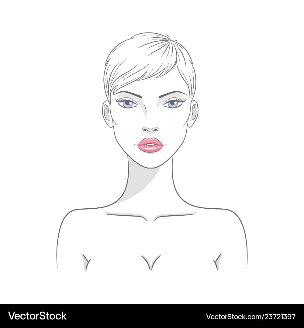 A beautiful young nude A beautiful young nude vector image