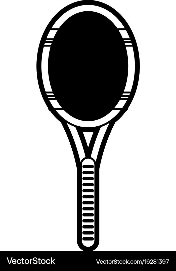 Racket vector image
