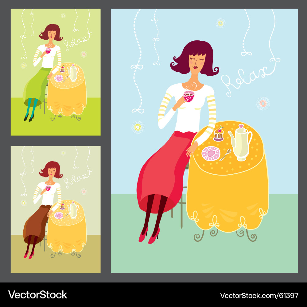 Relax Royalty Free Vector Image - VectorStock
