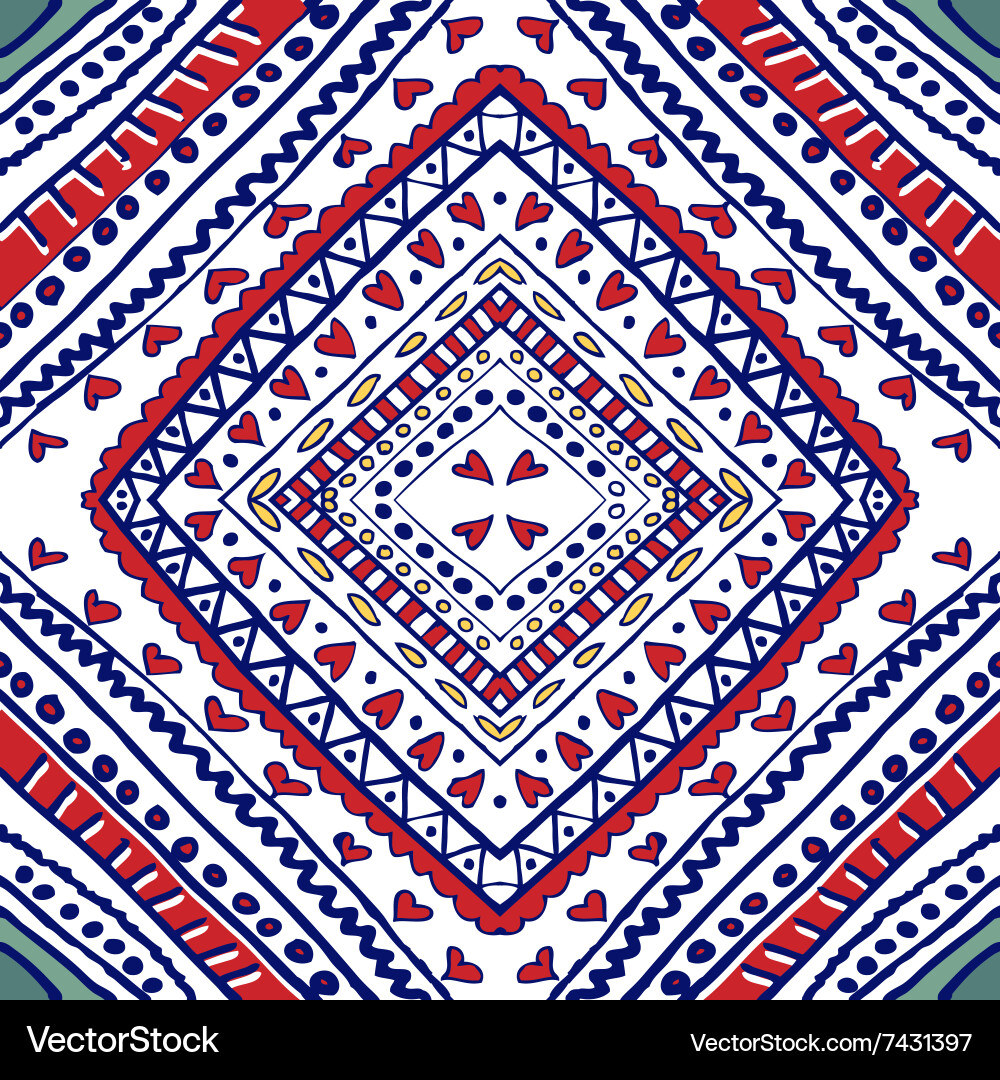 Seamless pattern vector image