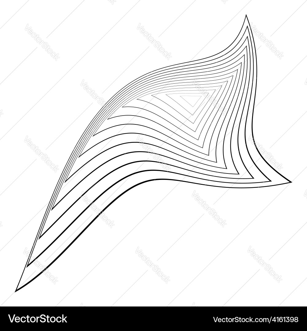 Design monochrome triangle movement background vector image