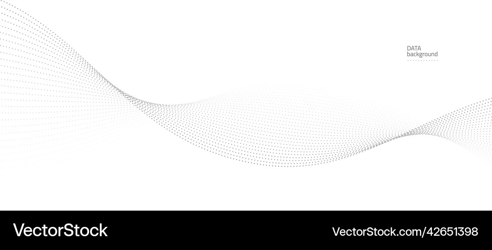 Grey airy particles flow design abstract Grey airy particles flow design abstract vector image