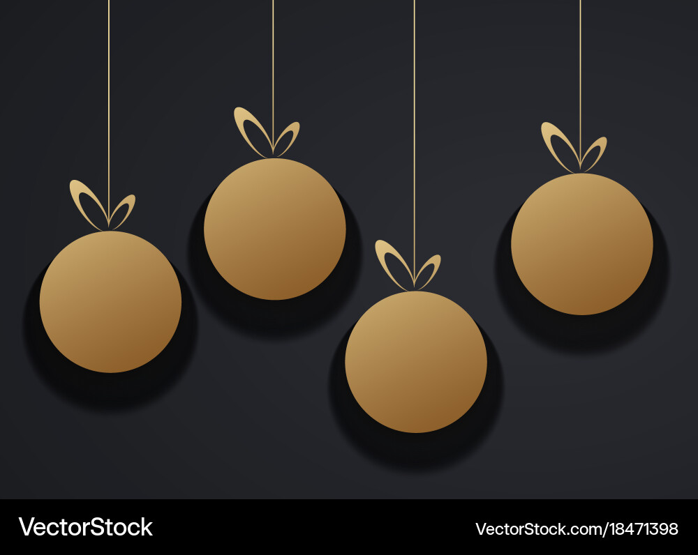 Moderne Weihnachten oder 2018 Frohes neues Jahr Vektorbild