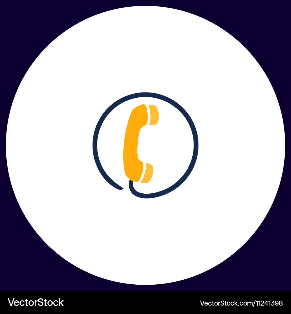 Telephone computer symbol Telephone computer symbol Vector Image
