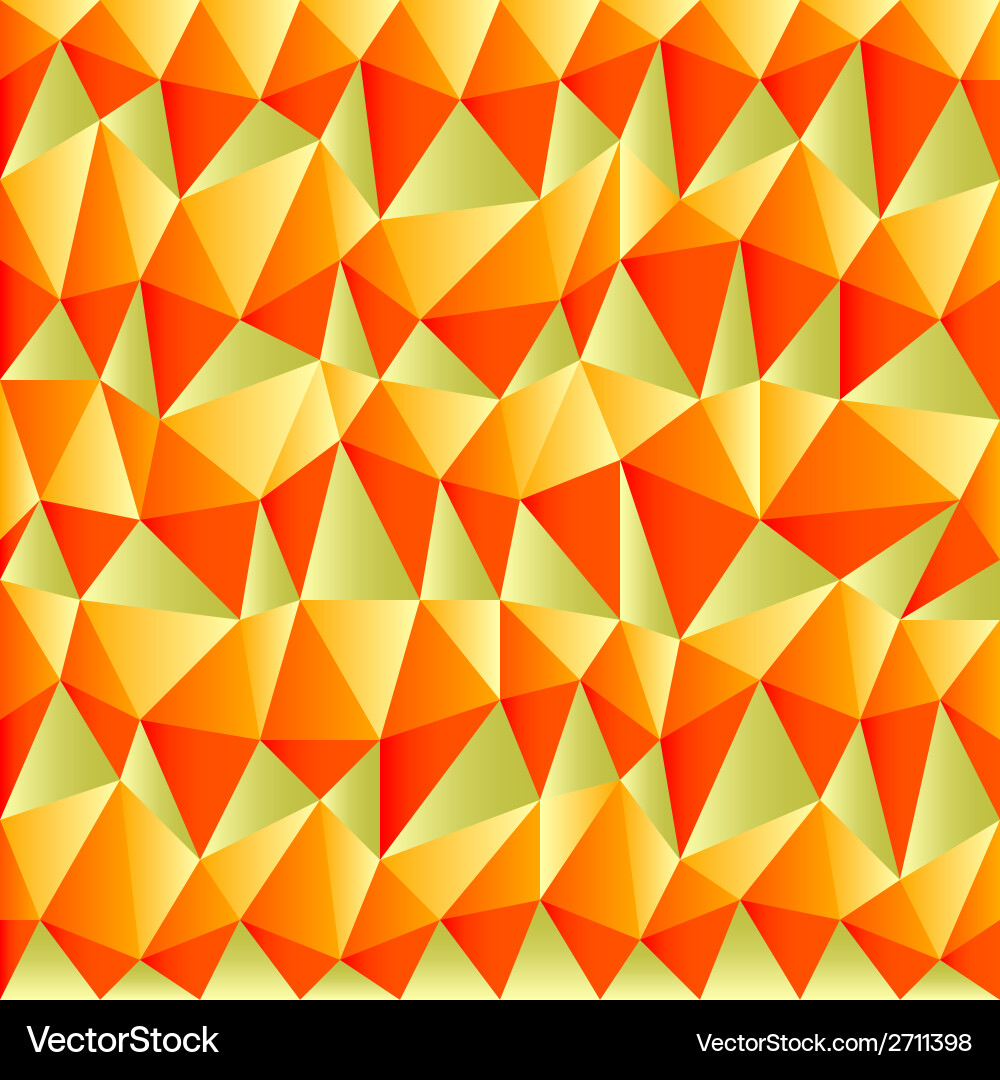 Triangular autumn background Vector Image