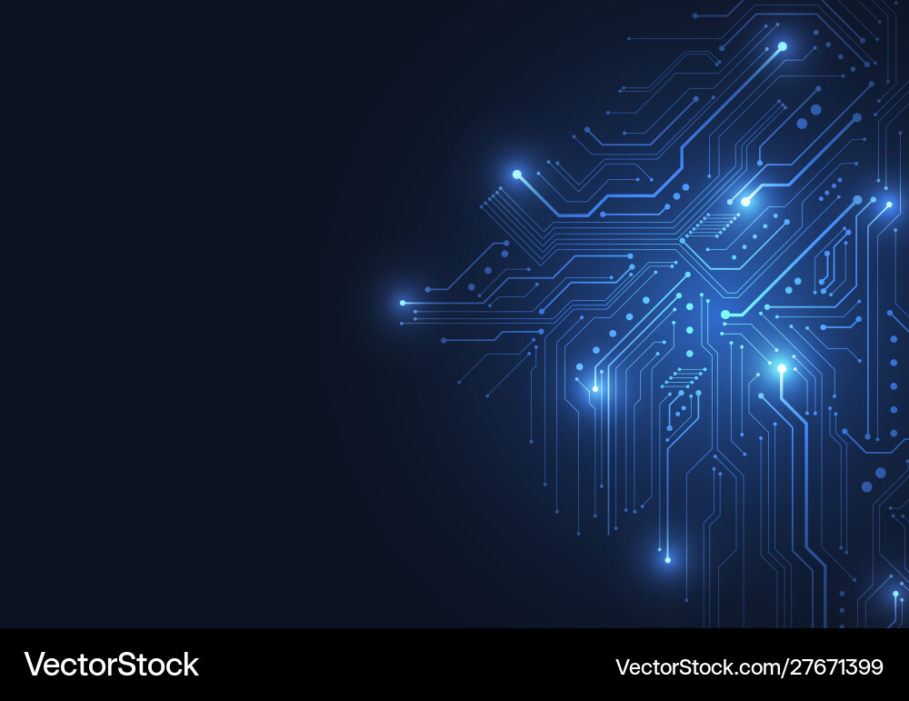 Abstract background with technology circuit board Abstract background with technology circuit board vector image