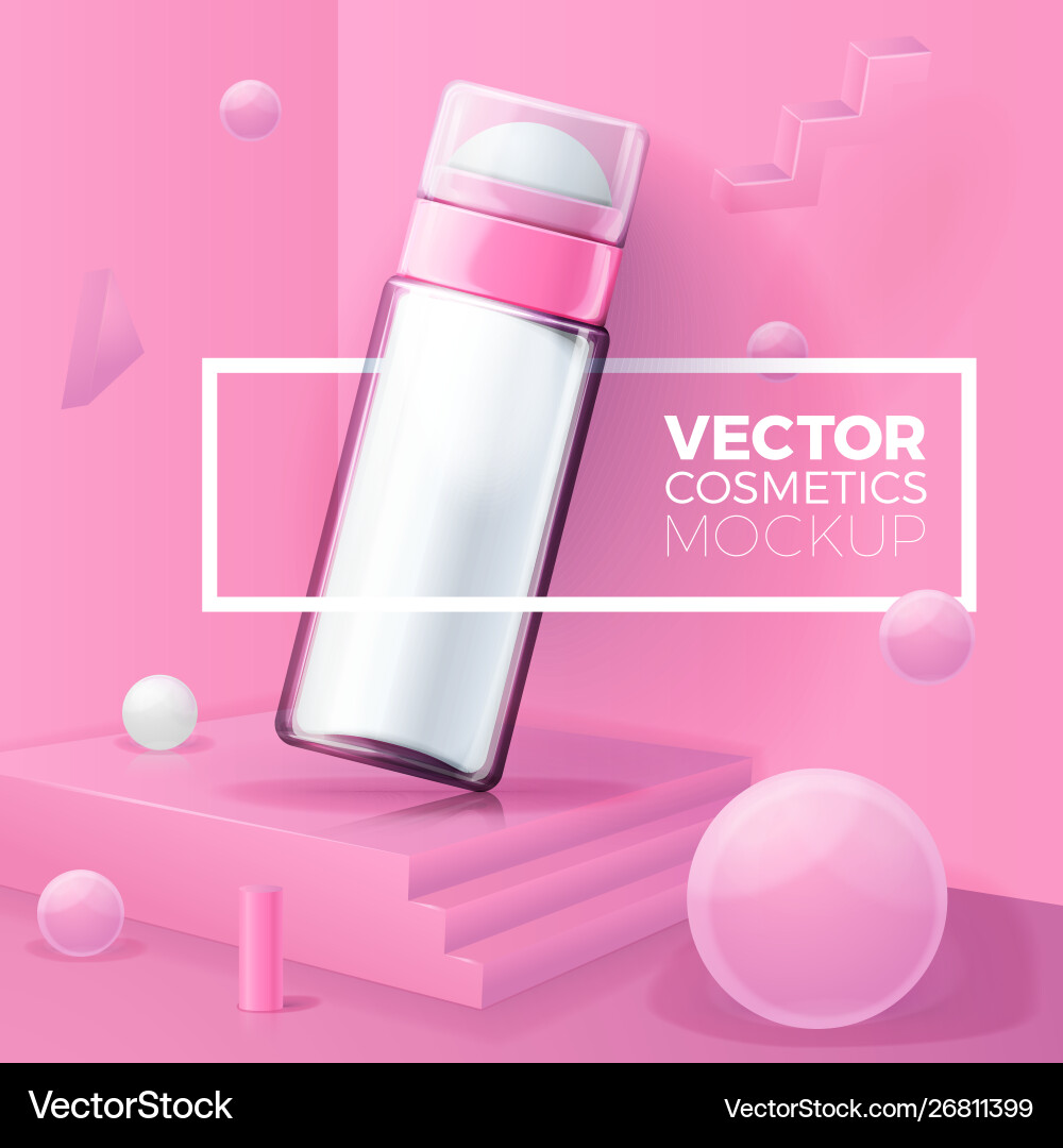 Abstract corner scene with text and border Vector Image