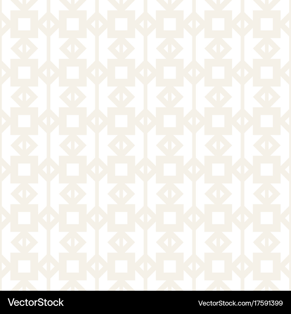 Abstract geometric lines lattice pattern seamless vector image