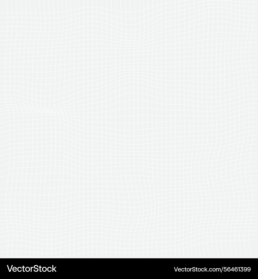 Abstract grid wavy surface pattern vector image
