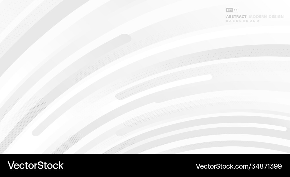 Abstract white round line wavy pattern design Abstract white round line wavy pattern design vector image