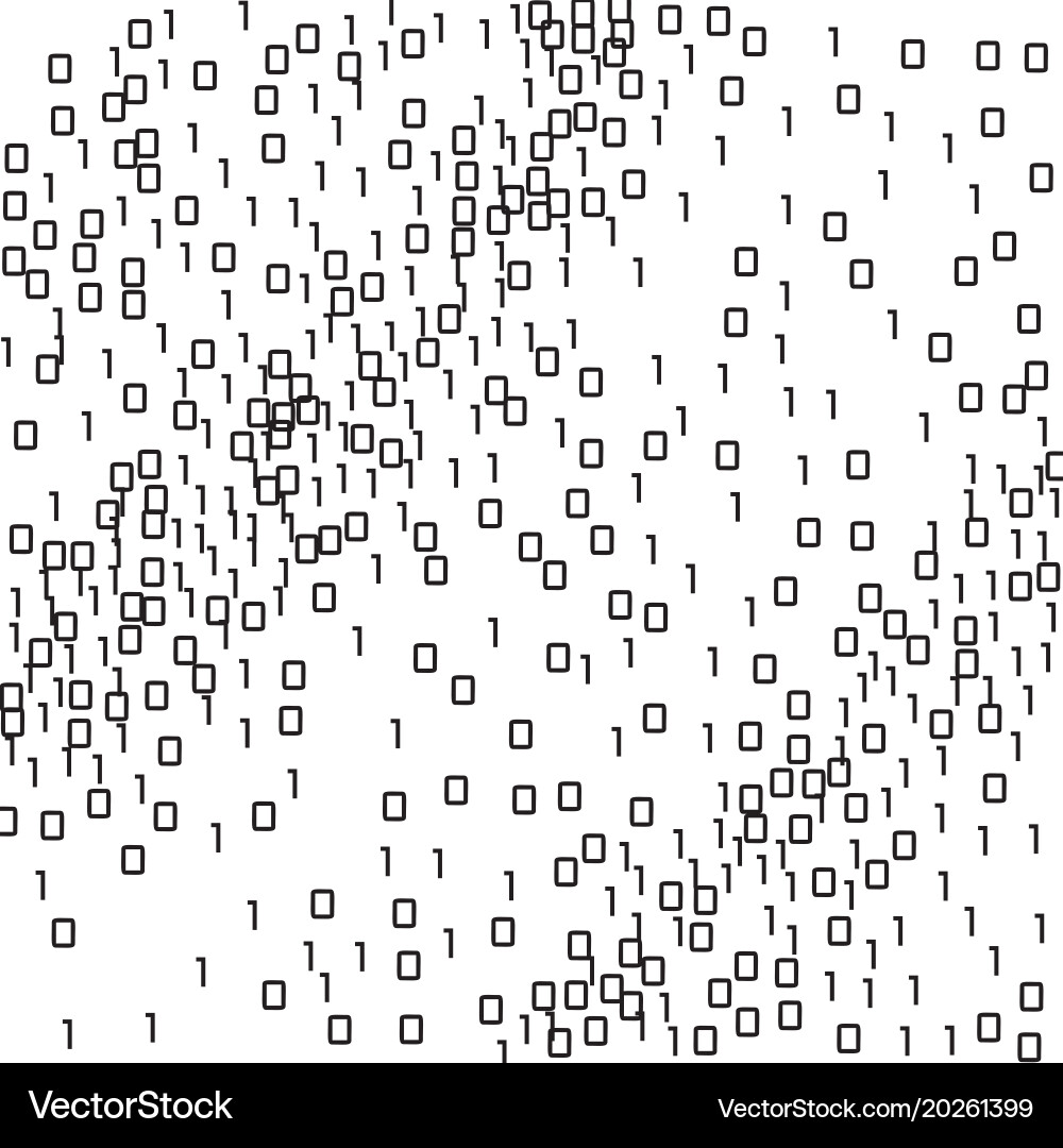 Binärer Computercode Hintergrund vektorbild