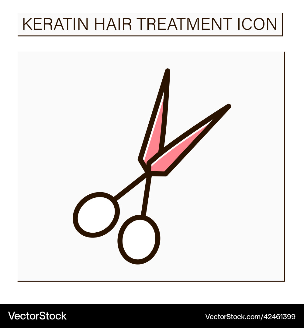 Scissors color icon Scissors color icon vector image