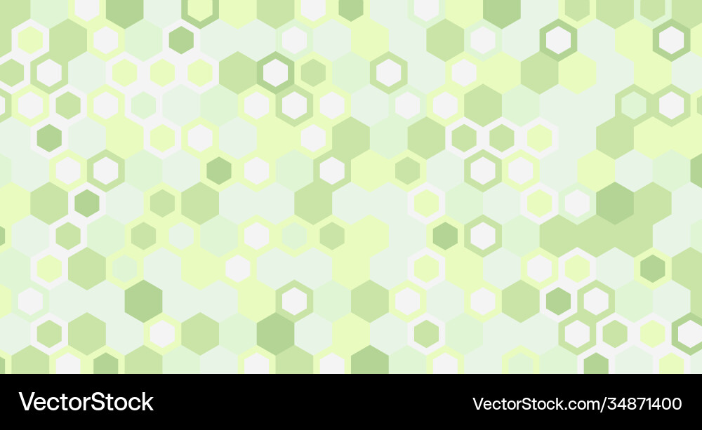 Abstract hexagonal green pattern design artwork Abstract hexagonal green pattern design artwork vector image