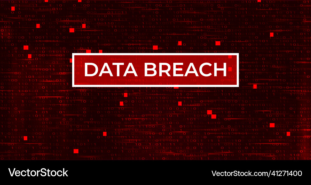 Digital binary code on dark red background data Digital binary code on dark red background data vector image