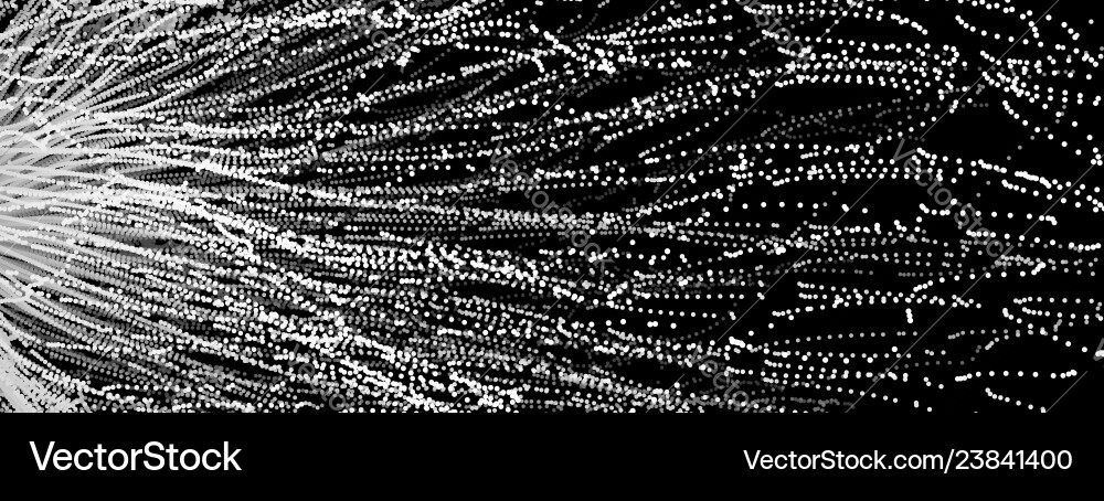 Dynamic Particle Network vector image