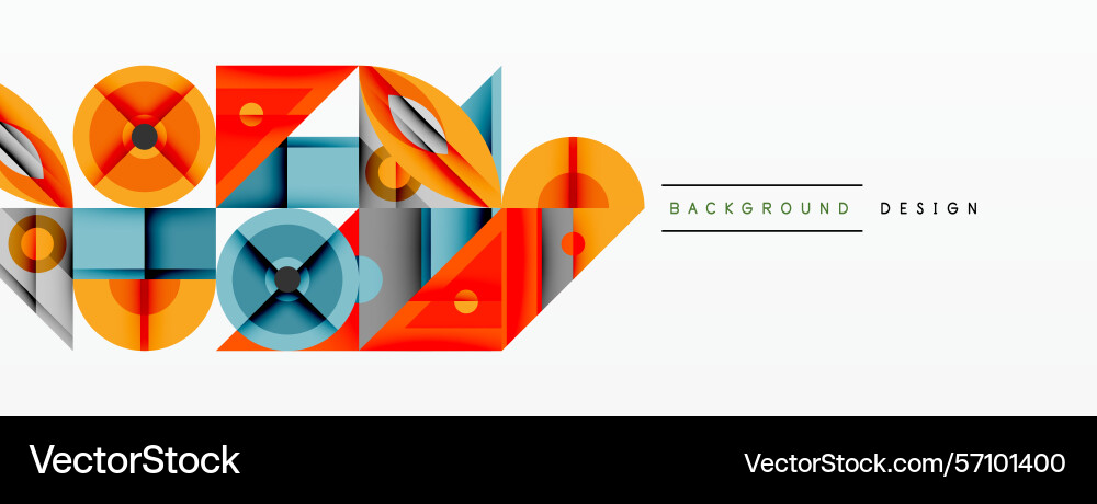 Geometric shapes overlap creating modern abstract Geometric shapes overlap creating modern abstract vector image