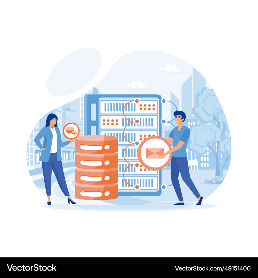 Konfiguration von Computersystemen und Netzwerken Konfiguration von Computersystemen und Netzwerken vektorbild