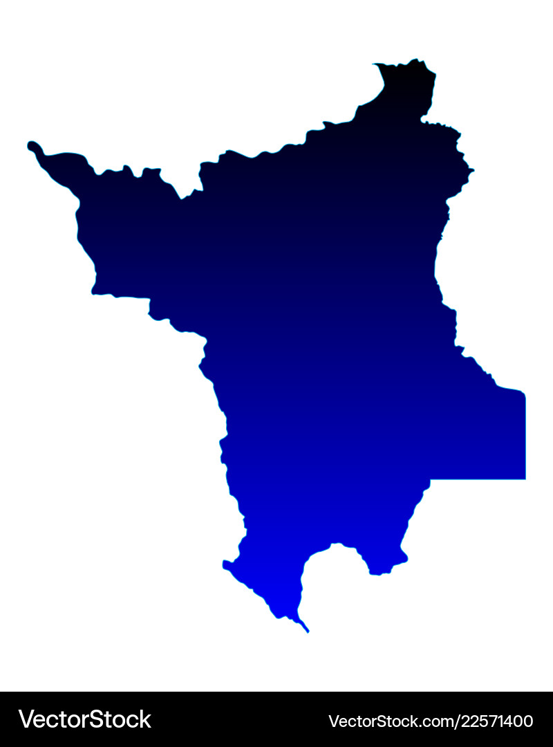 Map of roraima Vector Image