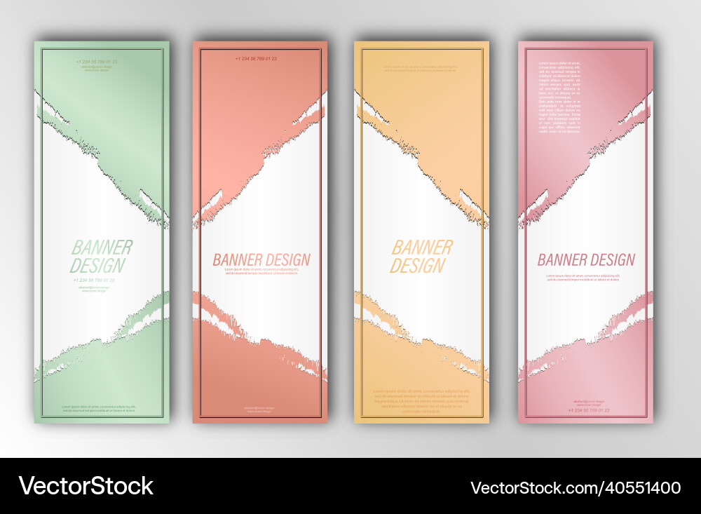 Set of abstract patterns for banners textures Set of abstract patterns for banners textures vector image