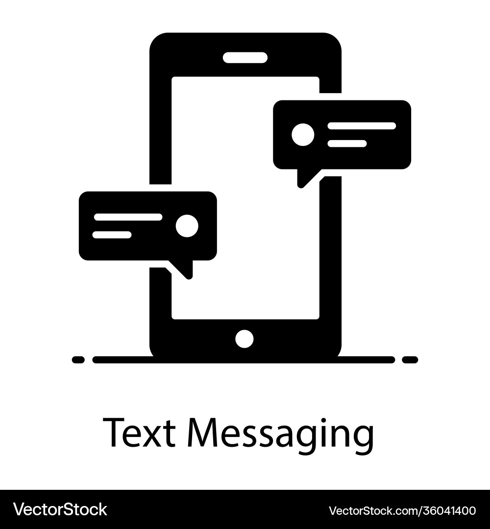 Text messaging Vector Image