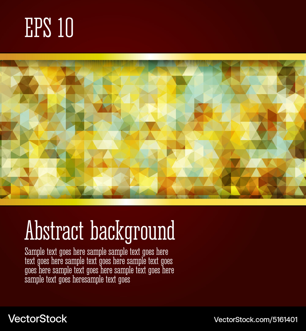 Abstract background with geometric elements Vector Image