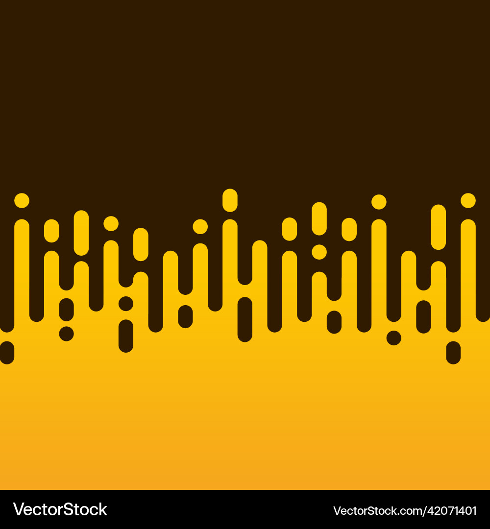 Abstract orange pattern with vertical rounded vector image