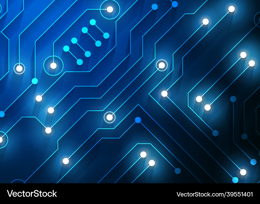 Circuit technology background with hi-tech digital Circuit technology background with hi-tech digital vector image