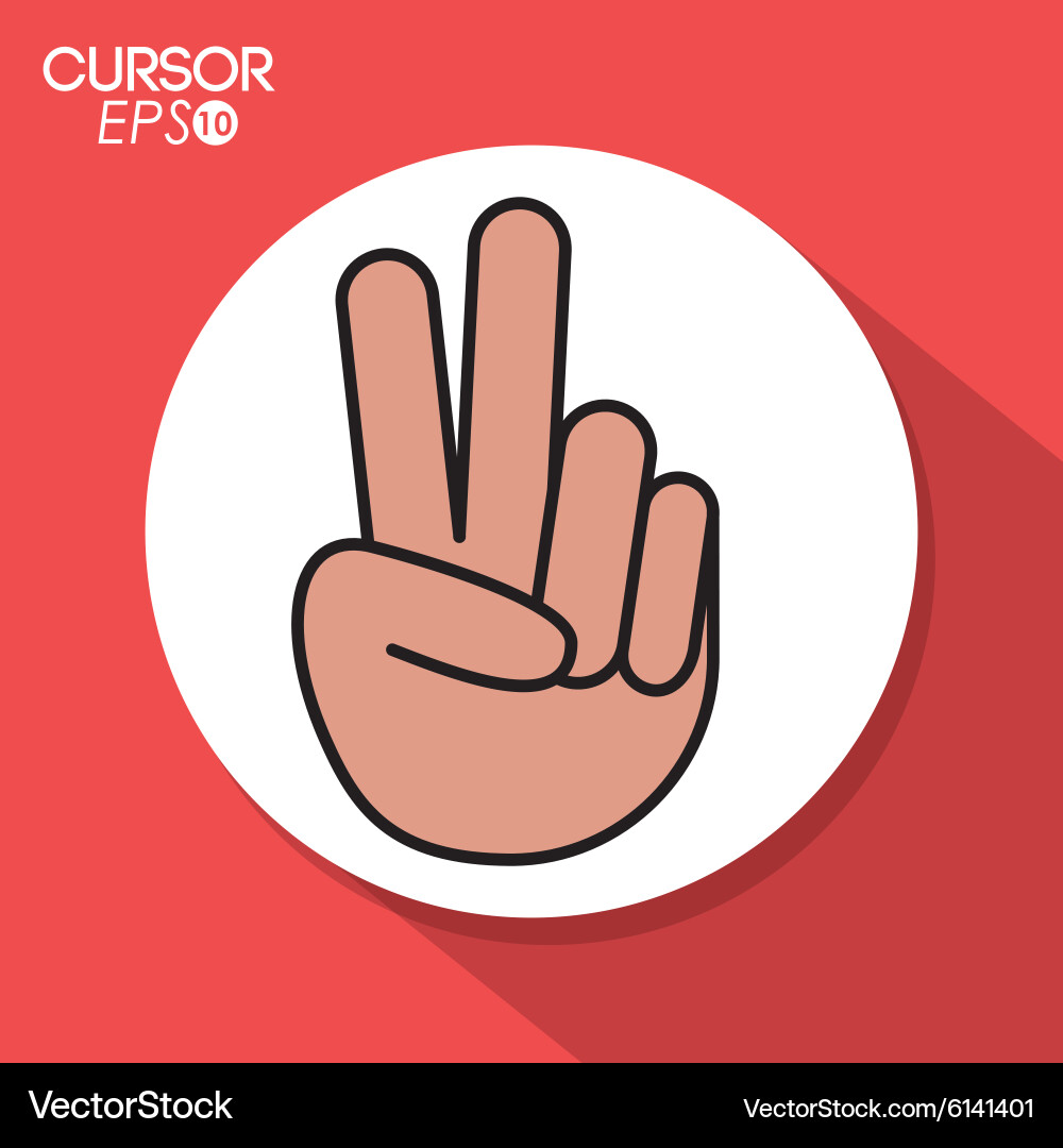 Cursor design vector image