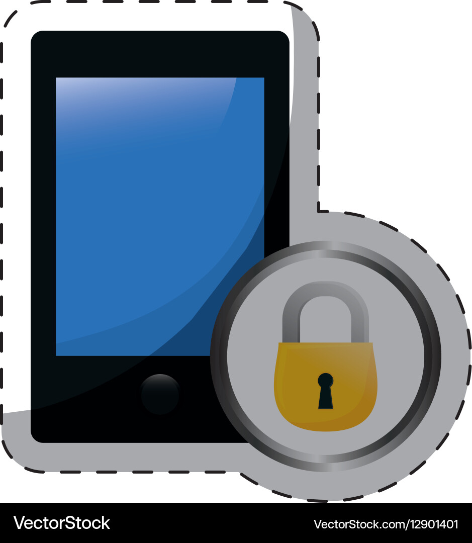 Digital or internet securityicon image Vector Image