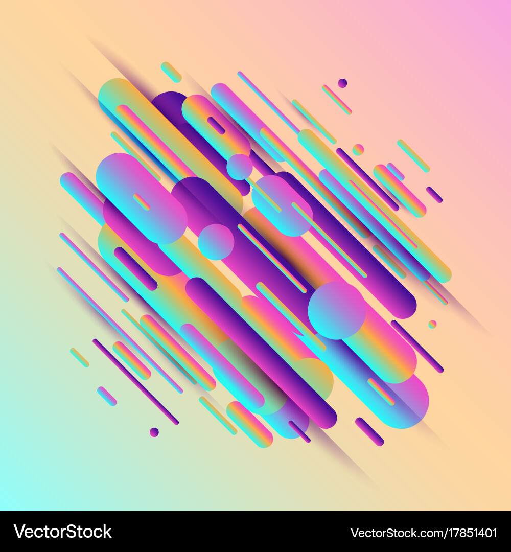 Dynamic composition made vector image