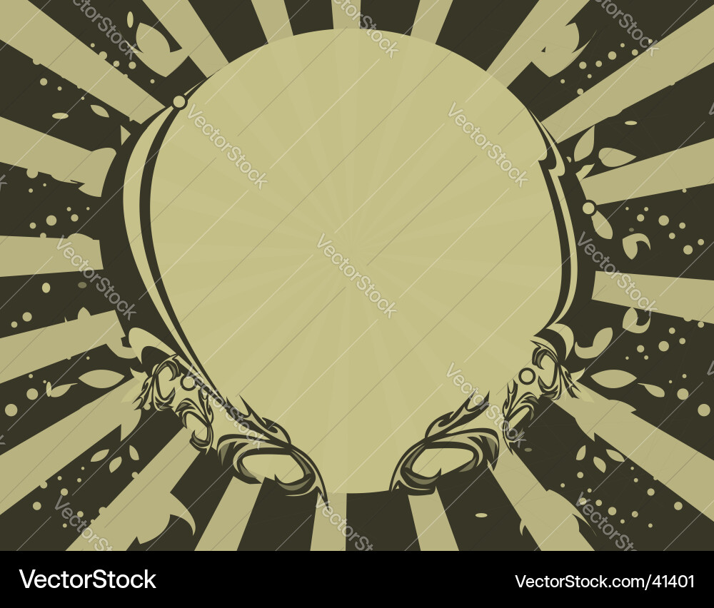 Frame background vector image