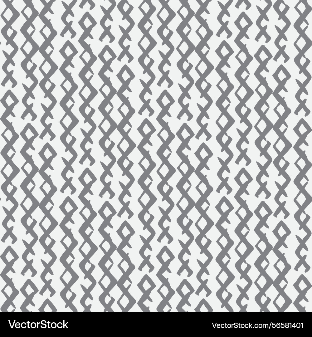 Grunge broken lines seamless pattern Vector Image