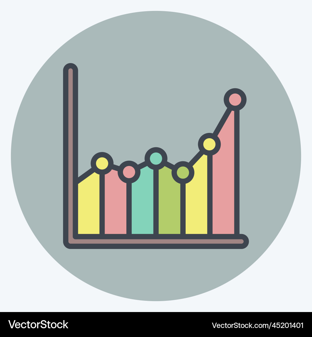 Icon sample data related to machine learning Icon sample data related to machine learning vector image