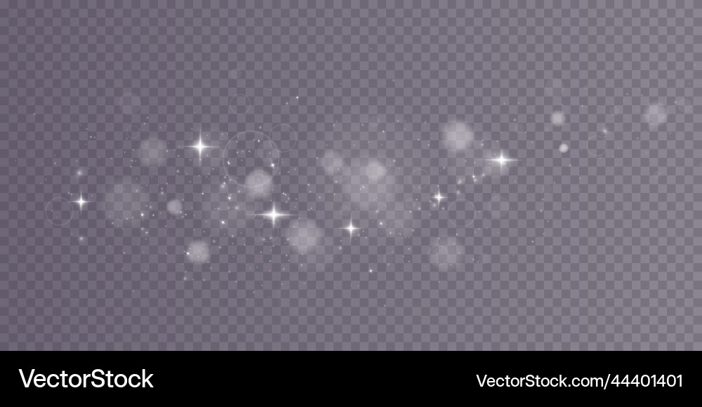 Shining bokeh isolated on transparent background Shining bokeh isolated on transparent background vector image