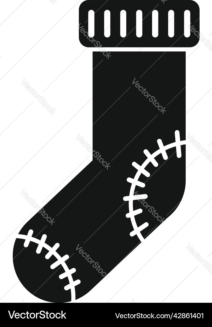 Sock waste icon simple garbage bin Sock waste icon simple garbage bin vector image