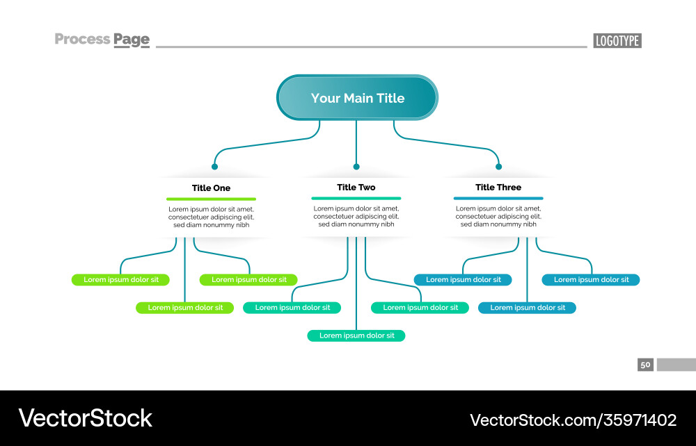 Baumdiagramm mit drei Elementen Vorlage Baumdiagramm mit drei Elementen Vorlage vektorbild