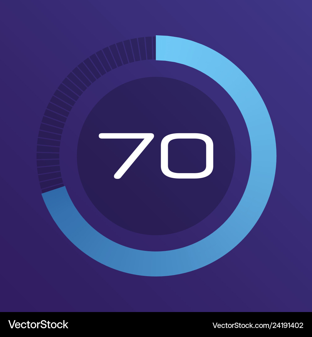 Circular interval timer Circular interval timer Vector Image