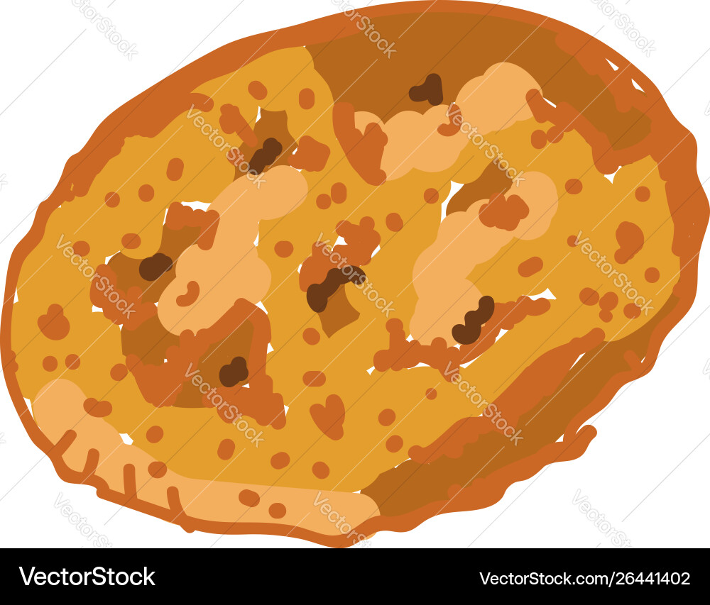 Cracker on white background Vector Image