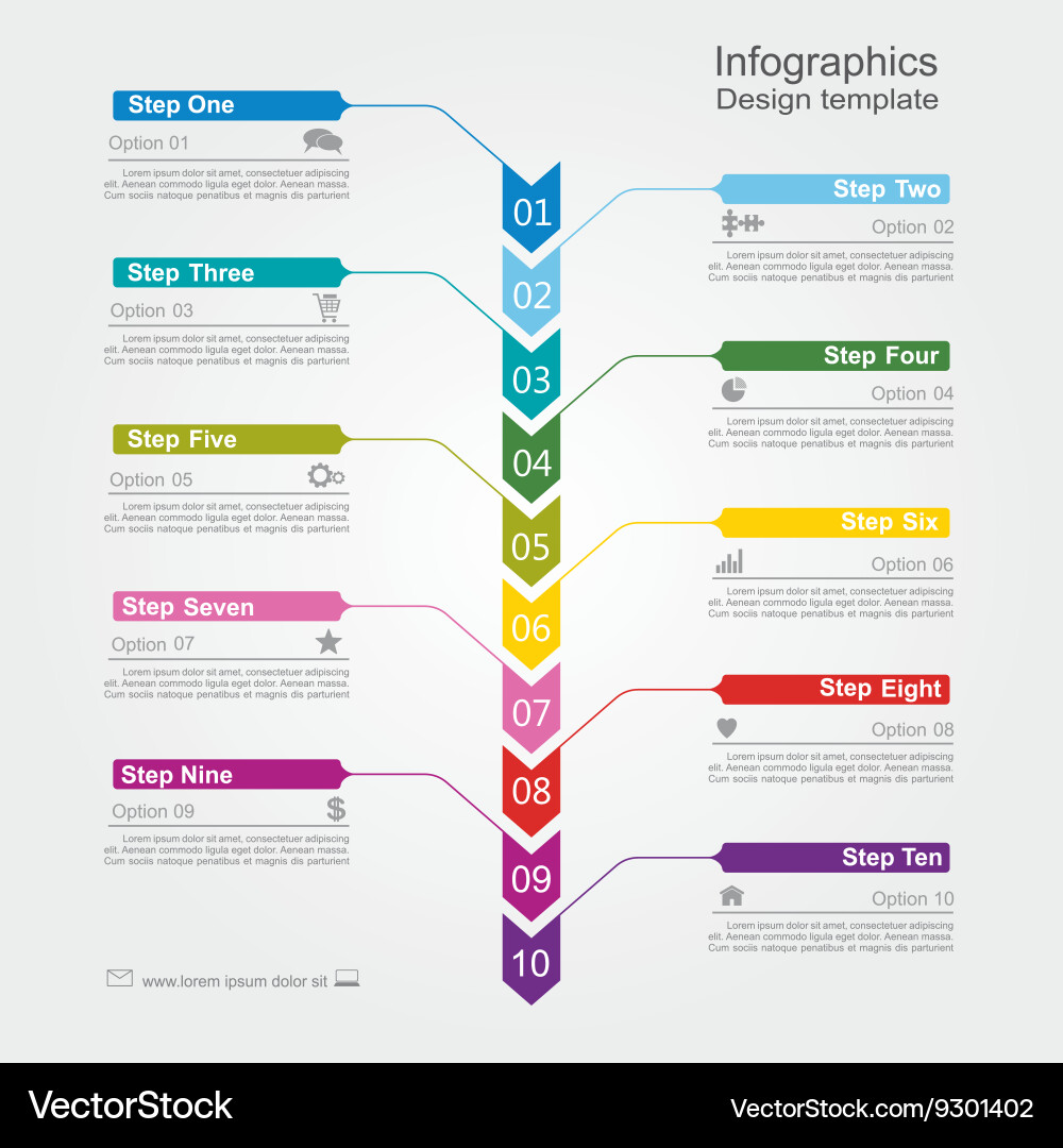 Data Presentation Template vector image