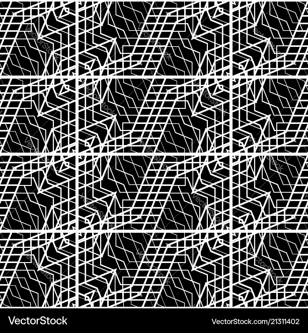 Design seamless monochrome grating pattern Design seamless monochrome grating pattern Vector Image