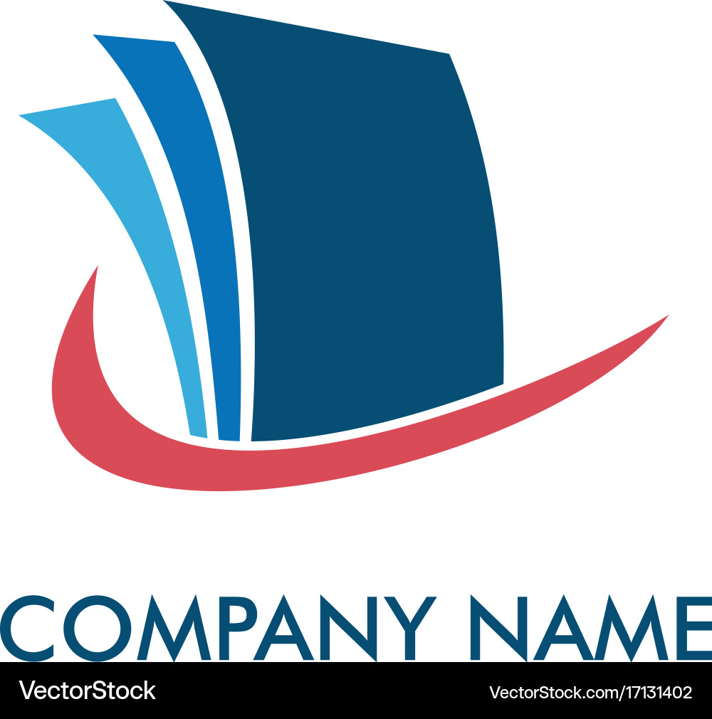 Paper-document-office-logo Royalty Free Vector Image