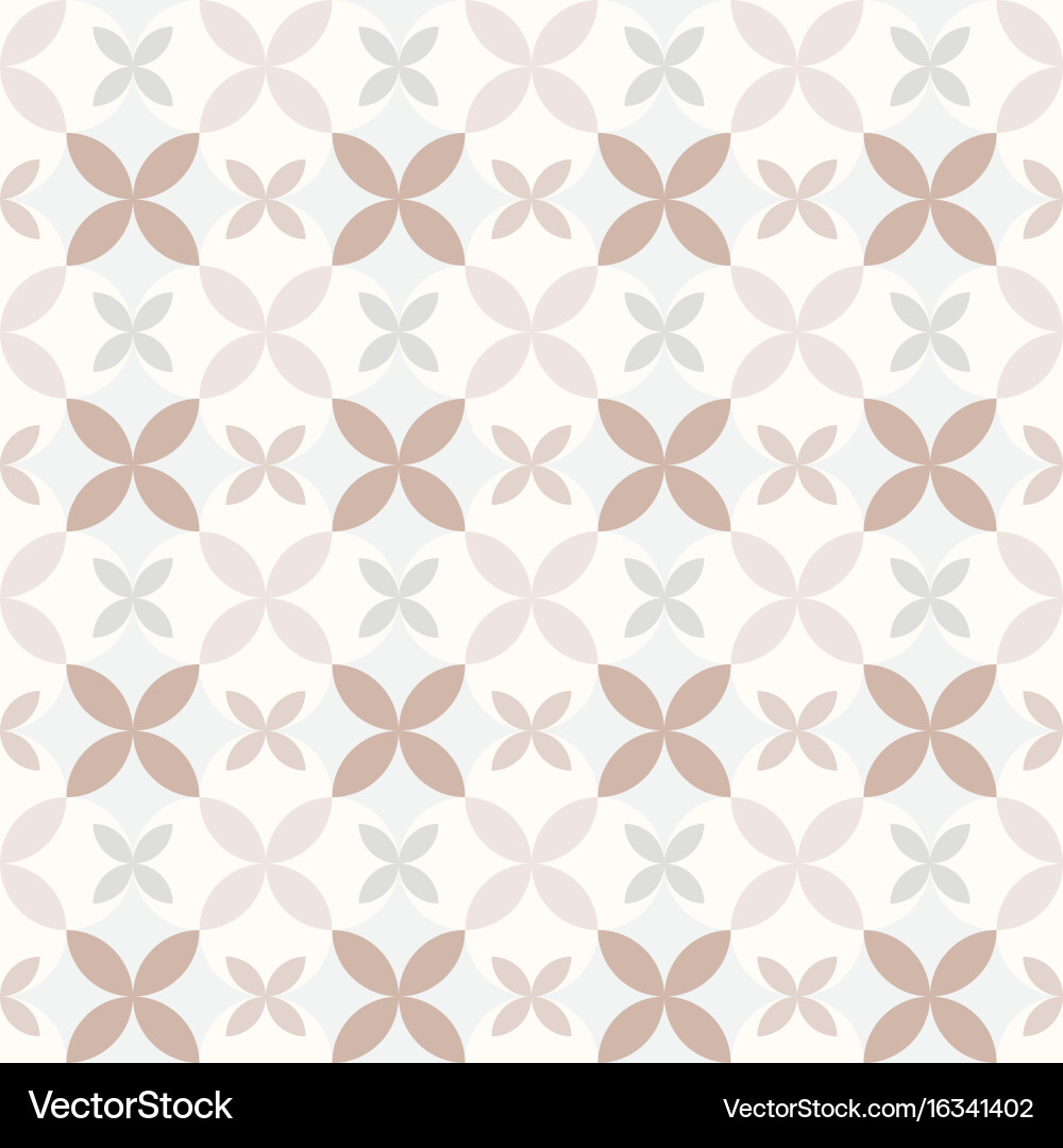 Retro Geometric Circle Pattern vector image