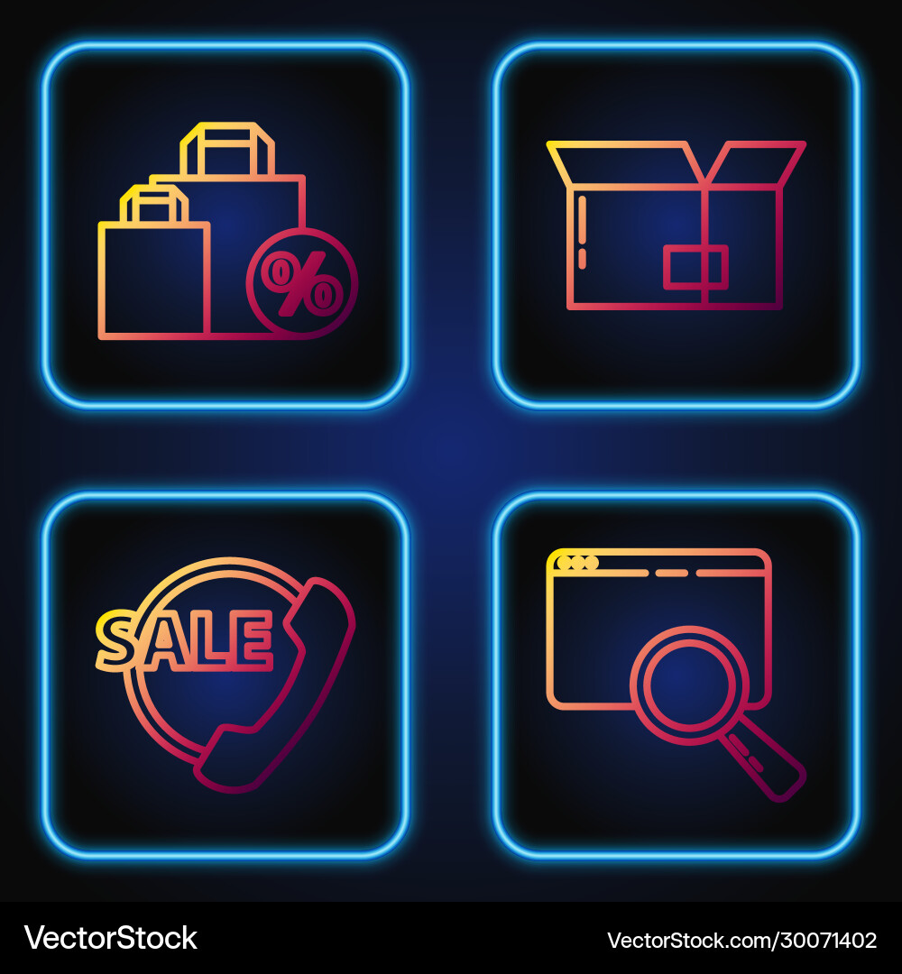 Set line search in a browser window telephone 24 Vector Image