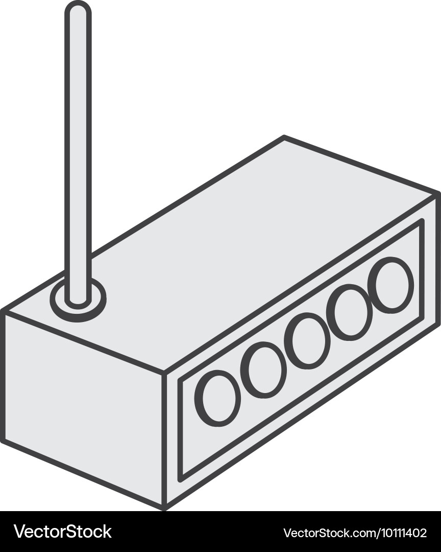 Wifi router icon Vector Image