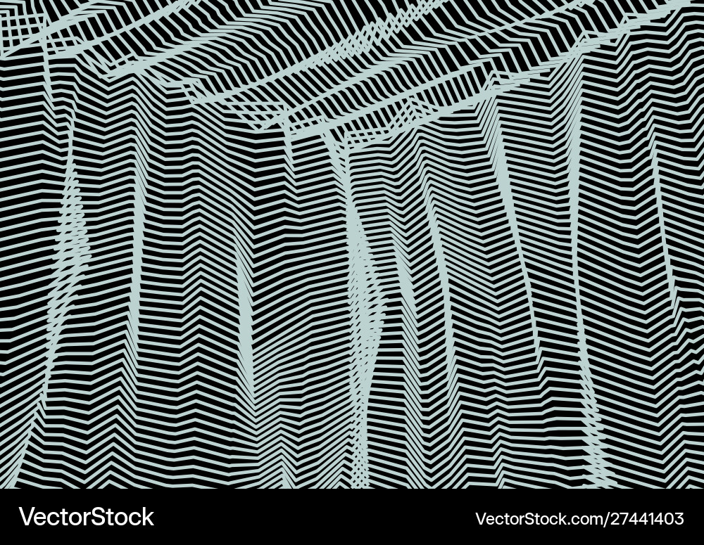 Abstract artistic background for design linear 3d Abstract artistic background for design linear 3d vector image