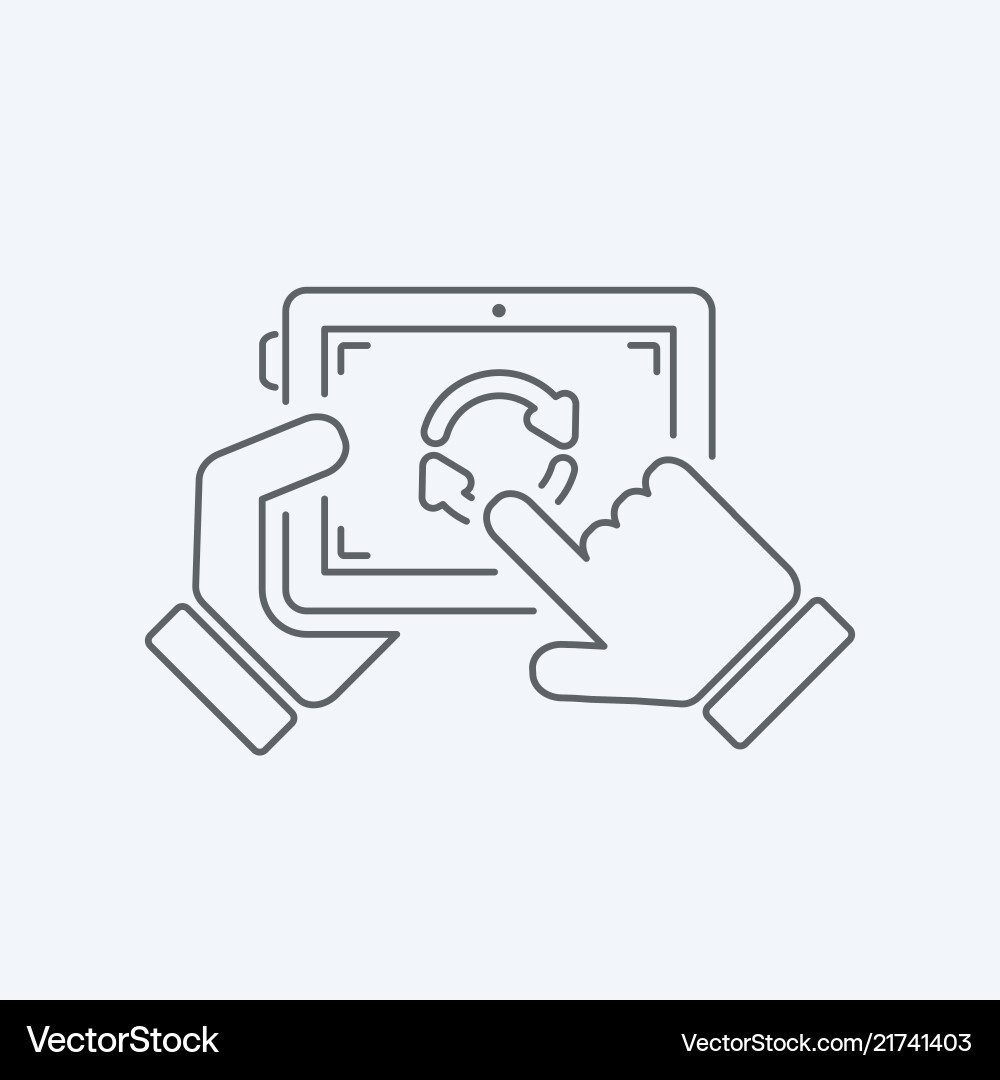 Application updates vector image
